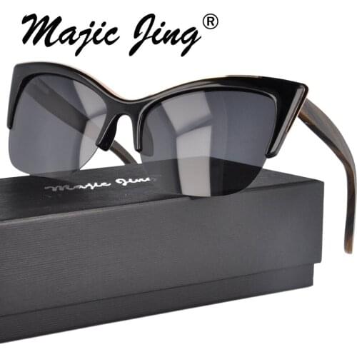 Magic Jing Womens Cat Eye Sunglasses