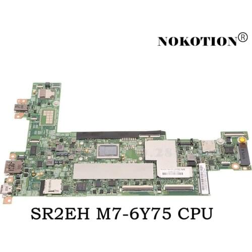 Nokotion FRU 00NY843 For Lenovo ThinkPad X1 Tablet Mainboard 15218-2 LGF-1 MB 448.04W08.0021 SR2EH M7-6Y75 CPU+16GB RAM