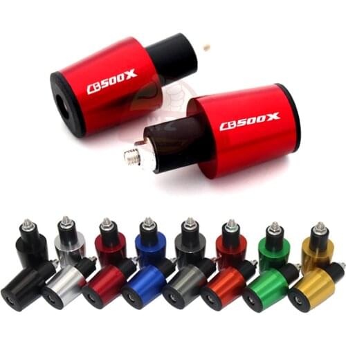 Motorcycle Accessories 7/8'' 22MM Handlebar Grips Handle Bar Cap End Plugs For HONDA CB500X CB 500 X CB500 X 2013-2018 2016 2017