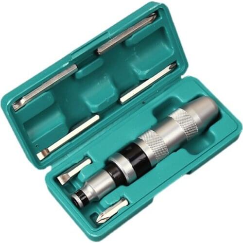 7PCS Professional Portable Impact Driver Screwdriver For Loosening Frozen Bolts And Stubborn Fasteners With Non-Slip Handle