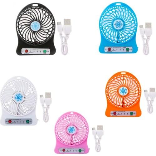 Portable LED Light Mini Fan Air Cooler Mini Desk USB Fan Third Wind USB Fan