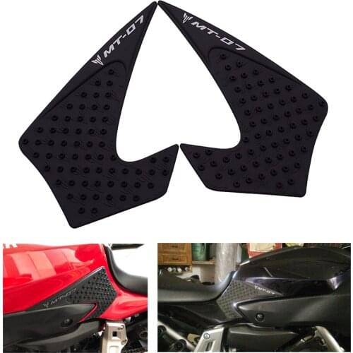 OLPAY Motorcycle Gas Tank Side Traction Knee Protector Anti Slip Pad For Yamaha MT07 MT-07 2013-2017
