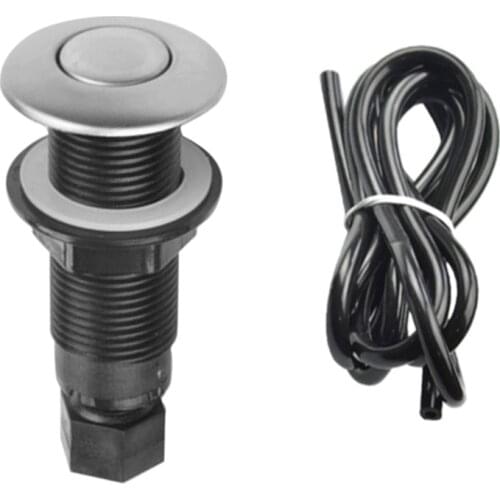 On/Off Push Air Button Switch for Bath Spa Jet Tub Disposal Tubing Pneumatic Air Pressure Switch Knob Kit Home Tools