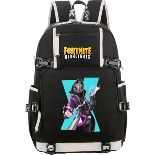New Fortnites Game Pattern Backpack Teenagers Students Schoolbag Daypack Large Travel Mochila Escolar