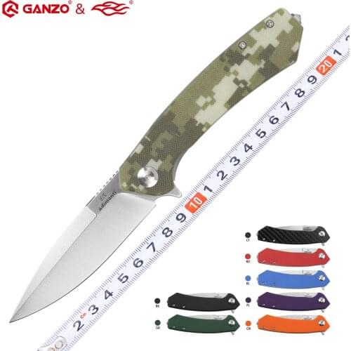Adimanti (Skimen design) by Ganzo Firebird D2 blade folding knife tactical camping knife outdoor Pocket folding Knife EDC tool