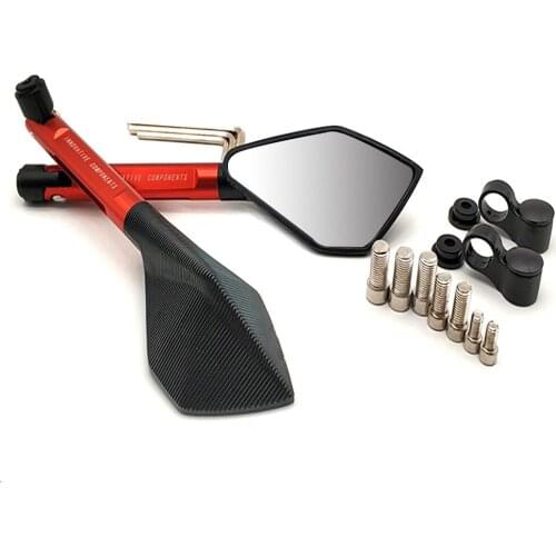 Universial 8mm 10mm Motorcycle Convex Mirror Rearview Mirrors 2Pcs/Pair For BMW HP2 Enduro K1200R K1200S K1300S/R/GT