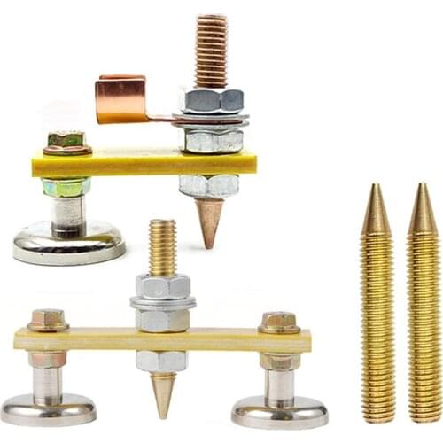 TOP Welding net Head, netic Welding Ground Clamp Copper Tail Welding Stability, Strong netism Large Suction