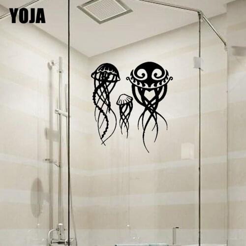 YOJA 25x22.4CM（One group）Home Decor Jellyfish A Bathroom Decal Bedroom Kitchen Wall Sticker G2-0405