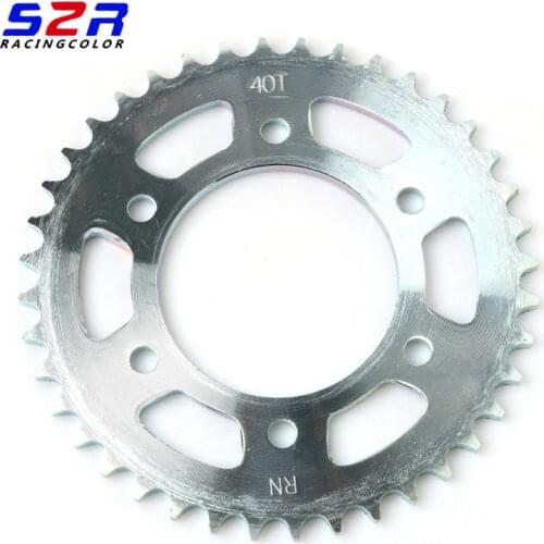 S2R Motorcycle Accessories 40T Rear Sprocket Driven for YAMAHA FZ16 FZ 16 FZ-S FZ-16 2014-2018 Original Bike Sprockets Drive