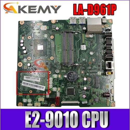 00UW147 for Lenovo Ideacentre AIO 510-22ASR 510-23ASR motherboard CCA20 LA-D961P Mainboard CPU E2-9010 100% test work
