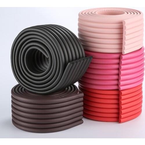2M Baby Safety Desk Table Edge Guard Strip Protection Thicken Foam Strips Soft Anti-collision Bumper For Furniture Corners