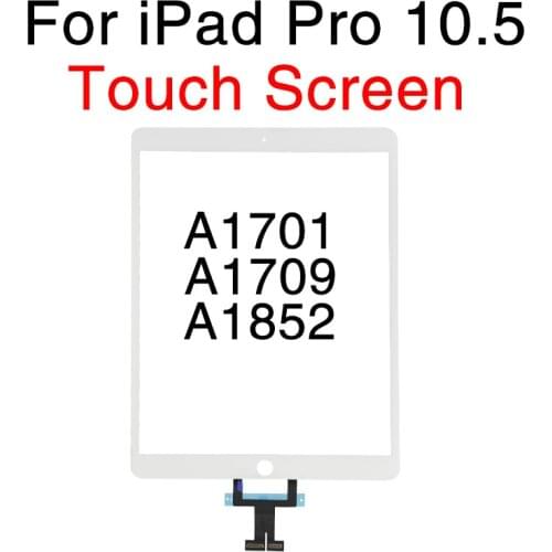 5Pcs/lot For iPad Pro 10.5 A1701 A1709 A1852 Touch Screen Digitizer Front Panel Glass Replacement Sensor