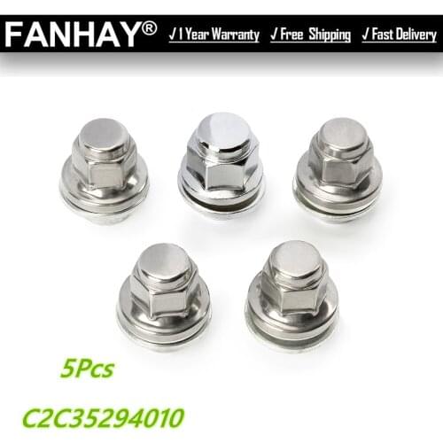 5PCS High Quality Wheel Lug Nuts For Jaguar S-Type X-Type XJ XJR XF 1999-2011 Auto Parts C2C35294010 C2C35294