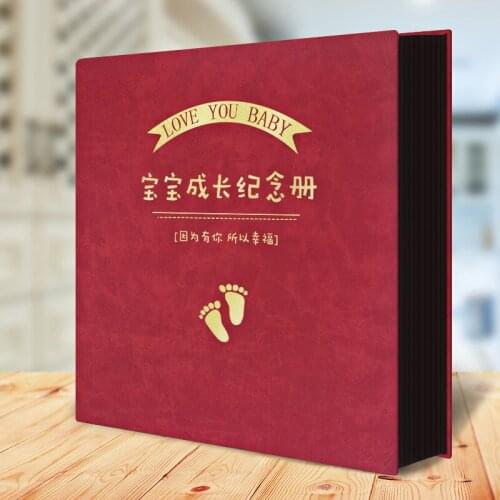 Scrap Book Photo Album Diy Baby Large Capacity Display Pages Photo Album Family Love Porta Fotos Storage Supplies DI50XC