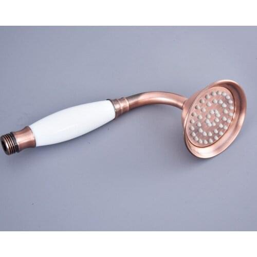 Antique Copper Ceramic Classical Telephone Style Hand Held Shower Head Bathroom replacement hand shower zhh129