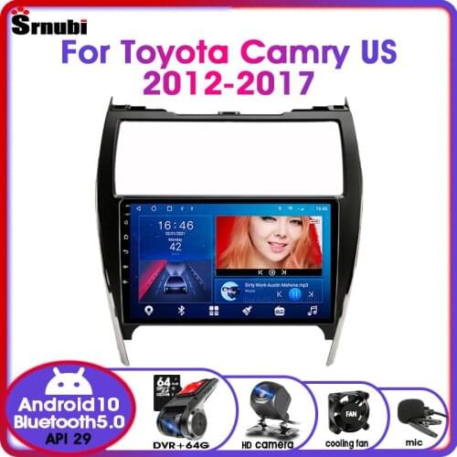 Android10.0 2 Din For Toyota Camry 2012-2017 Multimedia Player GPS Navigation Car Radio U.S Edition RDS DSP 4G Net WIFI MP5 DVD