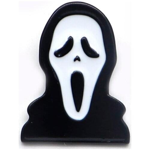 Brooches Horror Style Enamel Pin for Boys Girls Lapel Pin Oil Drop Collar Corsage Accessories Scarf Buckle S118