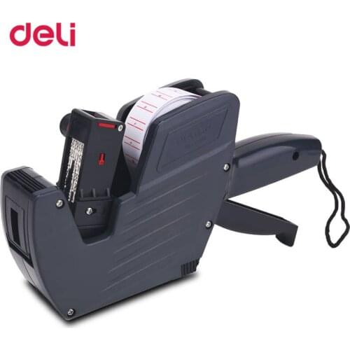 Deli Black Good Quality Metal Normal Price Labeler Can Make Practical Set 21.5*12 Price Paper New Hot Sale Price Labeler