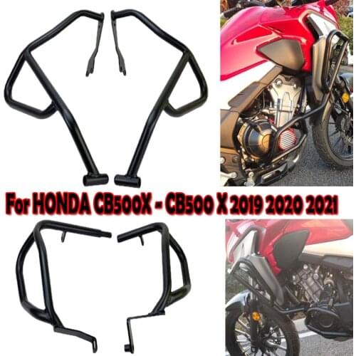 For HONDA CB500X CB 500X CB400X 2019 2020 2021 Motorcycle Upper & Lower Crash Bar Frame Engine Protection Guard Bumper Protector