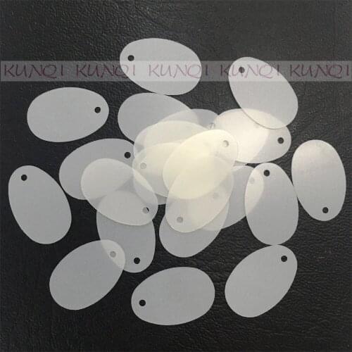 HOT 12*20mm Oval/Egg Shape Flat Loose Sequins Paillettes Sewing,Wedding Craft,Women Kids DIY Garment Accessory Dull Matt White