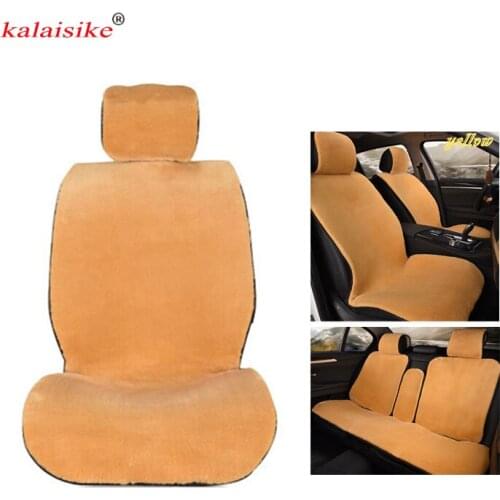 Kalaisike plush universal car seat covers for Chevrolet all models captiva cruze lacetti spark sonic lanos car accessories