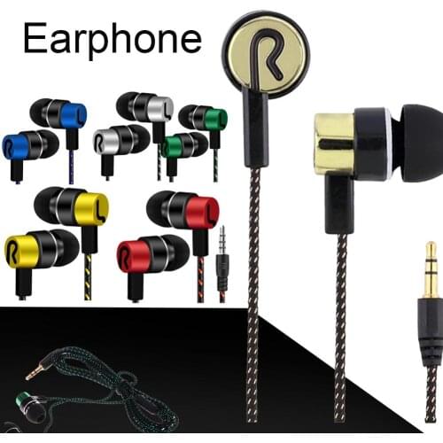 Fashion Stereo Earphones Sport Running Headphones Headset 3.5mm InEar Stereo Headphones Earphone For Smartphone