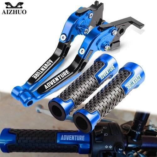 Motorcycle CNC Brake Clutch Levers FOR SuperAdventure1290 1290 ADV S T R 2015-2018 2019 2020 Handlebar Handle Hand Grips End