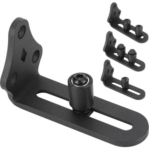 Carbon Steel Adjustable Sliding Floor Guide For Barn Door Hardware Accessory Single/Double Rollers Bearing Ultra-smooth Rolling