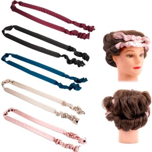 Non-heat Curling Hair Band Hair Curlers Rollers Wave Sponge Magic Curler Heatless Curling Rod Headband DIY Hair Styling Tools