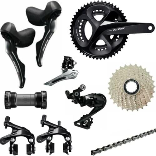 2021 New shimano 105 R7000 Complete Groupset 2x11S 22S Speed Road Bike Bicycle 8 Parts approx 2530g