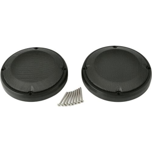 6.5" Saddlebag Lid Speaker Grill Cover Lower Vented Fairing For Harley Touring Road King Electra Street Glide FLHT FLHR 83-20