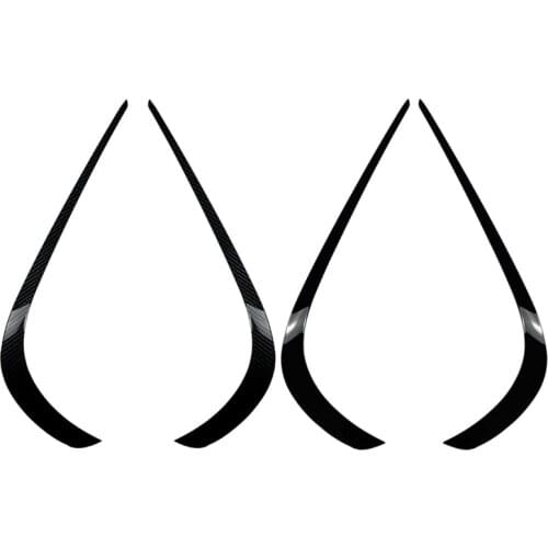 Front Bumper Splitter Spoiler Fog Light Canard for Mercedes-Benz E-Class W212 Facelift 2013-2015