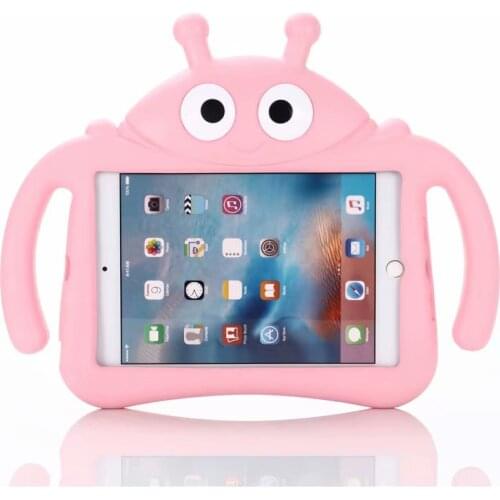 For Apple iPad Mini 1 2 3 4 5 Shockproof Silicon Kids case Cute 3D bees Pattern cover for iPad MINI4 MINI5 7.9'' Stand funda+Pen