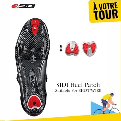 Road bike lock shoes HEEL CLEAT Spare cleats for the sole has the replaceable studs Heel lug Sold in pairs Fits all Sidi shoes