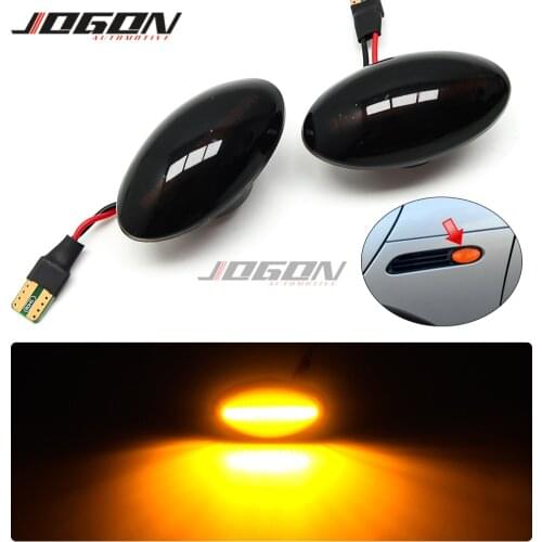 For Mini R50 R53 2001-2006 R52 One Cooper JCW LED Dynamic Turn Signal Side Body Marker Fender Sequential Light