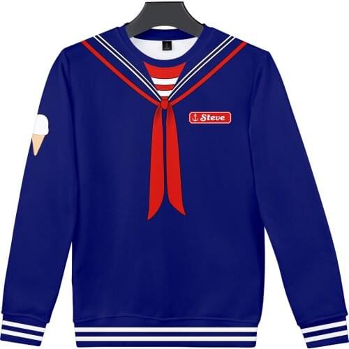 Hoodies Man Letter Print Swag Stranger Things 3D Print Uniforms cosplay Hoodie