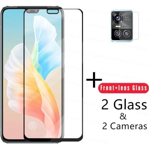 4-in-1 2.5D Tempered Glass For Vivo S10 Pro Glass For Vivo S10 Pro Screen Protector HD Phone Camera Len Film For Vivo S10 Pro