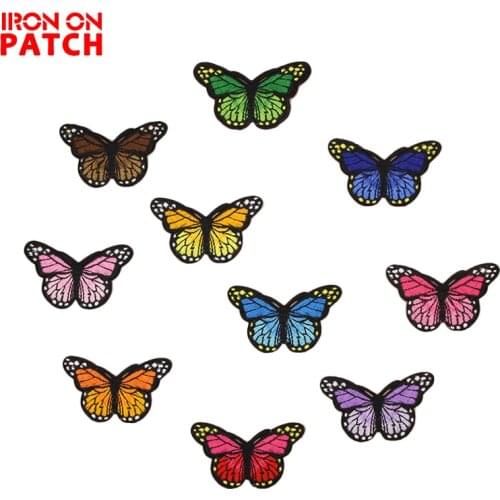 Butterfly Patches for Clothing Iron Embroidered Patch Applique Iron On Patch DIY Sewing Accessories for Clothes Badge