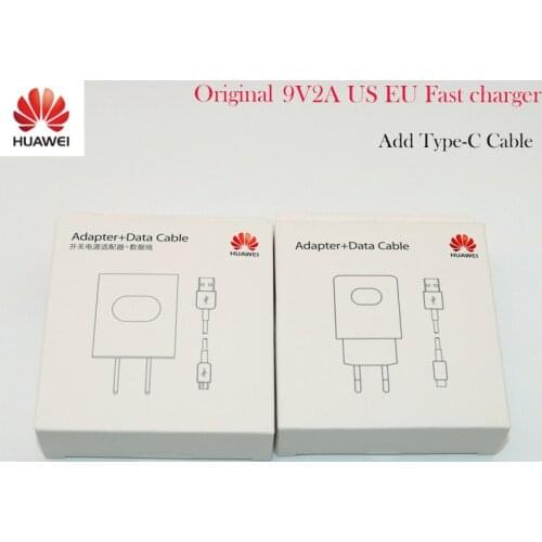 Huawei 9V2A charger QC 2.0 Quick Fast Charge Adapter USB Type-c For nova3 3i 4 honor 9 8x p7 p8 p9 p10 p20 lite mate 7 8 9