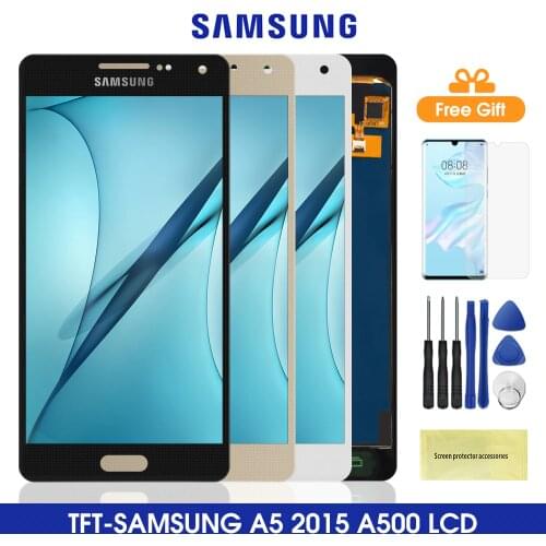 A500 Lcd For Samsung Galaxy A5 2015 LCD Display Touch Screen Digitizer Assembly For Samsung A500 A500F A500FU A500M A500H