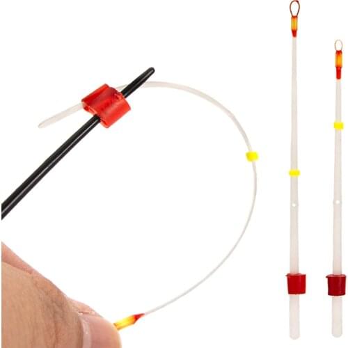 5Pcs/set Portable Mini Winter Ice Fishing Rod Top Tip Carbon Fiber Winter Fishing Pole