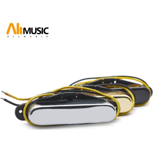 ALLMusic Guitar Sealed Neck Pickup for FD TL Tele Guitar Replacement Black/Gold/Chrome