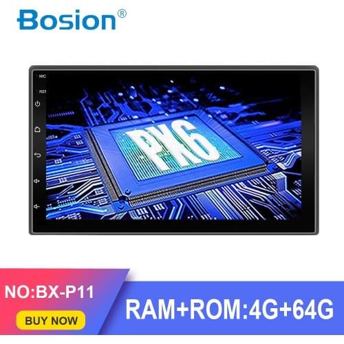 Bosion PX6 4G+64G 1din car radio gps android 10 car stereo cassette player recorder GPS Navigation steering wheel control DSP BT