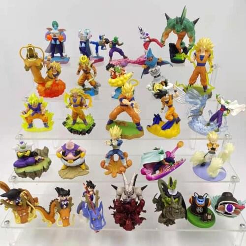 Bandai Genuine Dragon Ball LOGBOX Frieza Vegeta VS Zarbon Dragon Fist Goku Piccolo Figure Model Old Product Some Minor Flaws