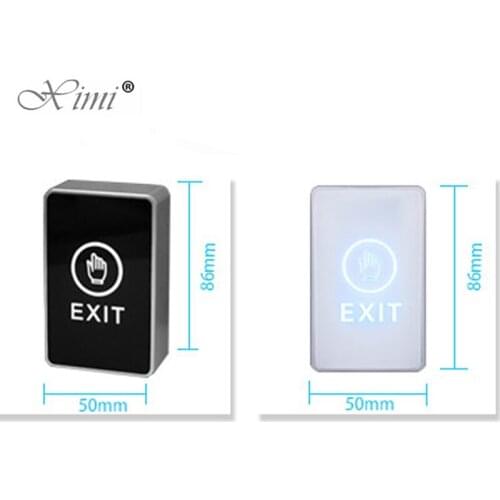 Free Shipping Door Access Control Push Exit Button Exit Switch Touch Release Exit Button Access Control Door Button