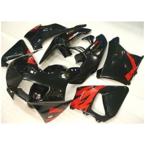 Dor-ABS Body Kit For CBR919 RR 98 99 CBR900 CBR900RR 1998 1999 CBR 919RR 919 RR Black red Motorcycle Fairing Kit