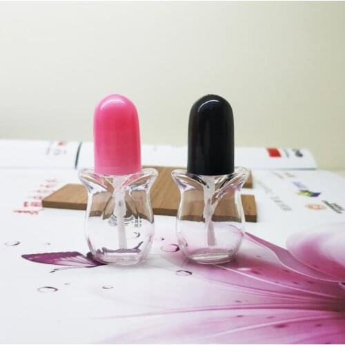 Capacity 4ml factory wholesale new design plastic empty clear nail polish bottle Fast Shipping SN255