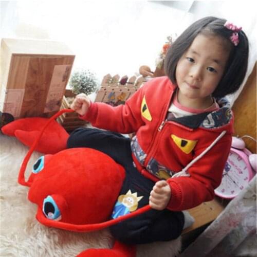 Fancytrader Red Lobster Stuffed Animlas Plush Toys Giant Soft Crayfish Pillow Doll 100cm 39inch