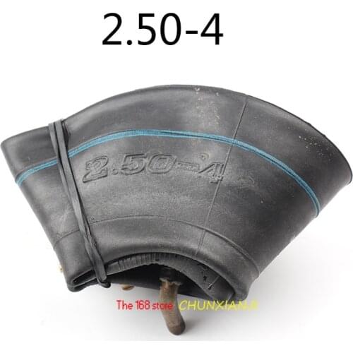 Good quality Motorcycle tire Inner Tube 2.50-4 250-4 250-4 Tire metal valve Tube For Gas & Electric Scooter Bike