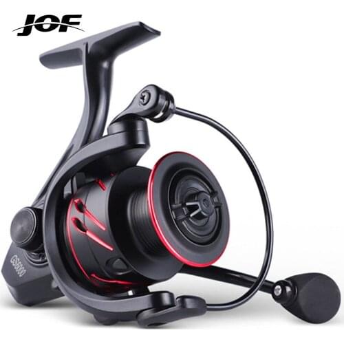 JOF New Fishing Reel Full Metal Spool Spinning Reel 5.0:1 Max Drag 10Kg Power Smooth Sea Carp Fishing Reel All For Fishing